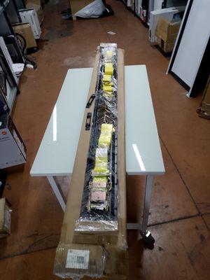 a long table that has a bunch of food on it