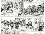 a page from the comic strip of the first issue of the war of the worlds