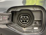 a close up of a car ' s fuel nozzle with a yellow flower in the background