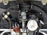 a picture of a car engine in the back of a car