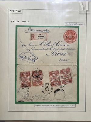 a picture of a picture of a postcard with stamps on it