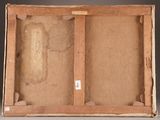 an image of a painting in a cardboard box on a table