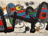 une image représentant un tableau sur fond blanc, avec du noir, du rouge, du bleu et du vert