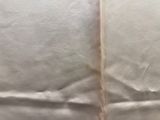 a piece of paper that has been torn open