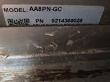 an image of a close up of a metal object with a label on it