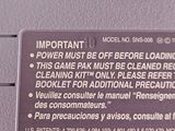 a close up of a label on a video game console