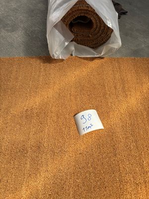 Lot d'environ 11 m² de tapis-brosse en fibres de coco, large…