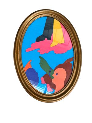 a picture of a picture of a man and a woman in the sky