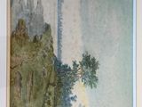 a picture of a painting on the wall of a room