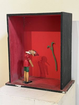 ANONYME Pinocchio Sculpture en bois