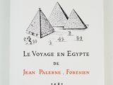 an image of a book with a drawing of two pyramids on it