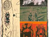 a picture of a collage of different paintings on a wall