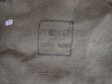 a close up of a bag with a label on it