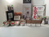 many items on the counter in the room
