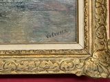 an image of a painting of a boat in a body of water