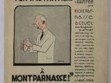 un vieux livre avec la photo d'un homme en costume-cravate