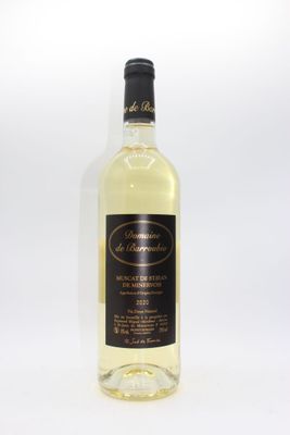 1 bouteille Muscat de St-Jean de Minervois 2020, Domaine de Barroubio,