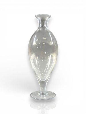 ROGASKA, cristallerie de Serbie : vase ovoïde en cristal sur… - Photo 1