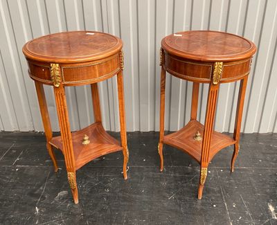 pair of 19th century french louis xvi style side tables