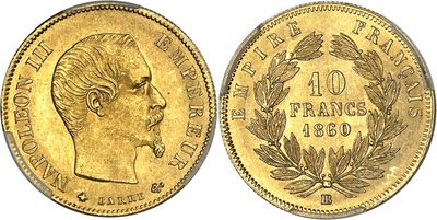 a gold coin with a portrait of a man on it