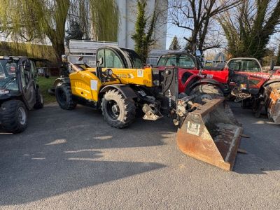 Charriot télescopique HAULOTTE HTL 3210 équipé fourche et godet - Heur