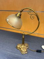 Lampe à poser style 1940 en brionze et verre - 50 cm ENV (photo 3)