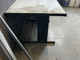 a sink in the corner of a room that is being remodeled