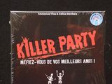 a picture of a killer party dvd on a table