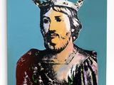 a painting of a man with a crown on his head
