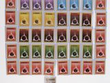 a lot of cards that have different eyes on them