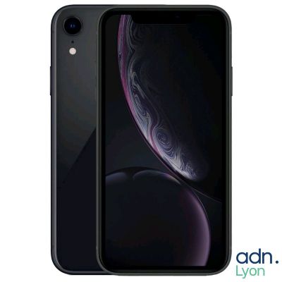 l'arrière d'un iPhone XR avec un écran noir