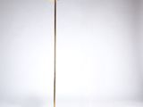 un lampadaire en laiton sur fond blanc
