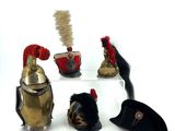 a lot of different types of hats and hats on display