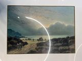 a picture of a painting on the wall of a room