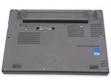 the back of a laptop with the bottom panel removed