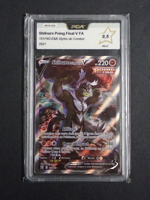 a close up of a card on a table with a black background