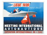 une image d'une affiche annonçant un salon international de l'automobile sur aut que