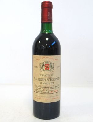 Blle CH. MALESCOT St EXUPÉRY Margaux GCC 1986 - Photo 1