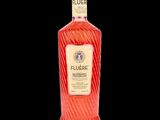 une image représentant une bouteille d'alcool sur fond noir