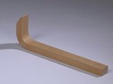 un morceau de bois posé sur une table