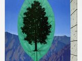 une image représentant une feuille verte sur laquelle figure un arbre