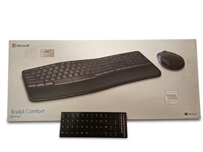 MICROSOFT - Ce kit bureautique comprend un clavier ergonomiq…