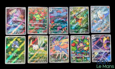 gros plan d'un jeu de cartes sur une table