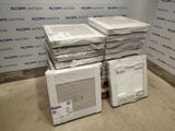 a lot of boxes of mattresses stacked on top of each other