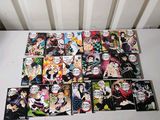a lot of comic books on the table