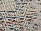 an image of a close up of a pillow with a pattern on it