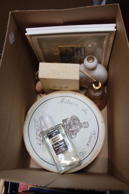 a box with a lot of items inside of it