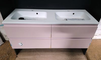 Ensemble meuble de salle de bain suspendu HALO SANIJURA 120 …