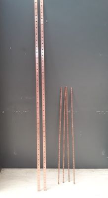 Lot de 6 barres de cuivre à trous taraudés LEGRAND composé: …