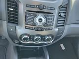 a dashboard of a car with a steering control